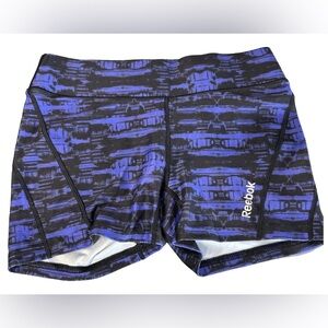 Reebok Women’s Purple and Black Compression Gym Shorts size XS
